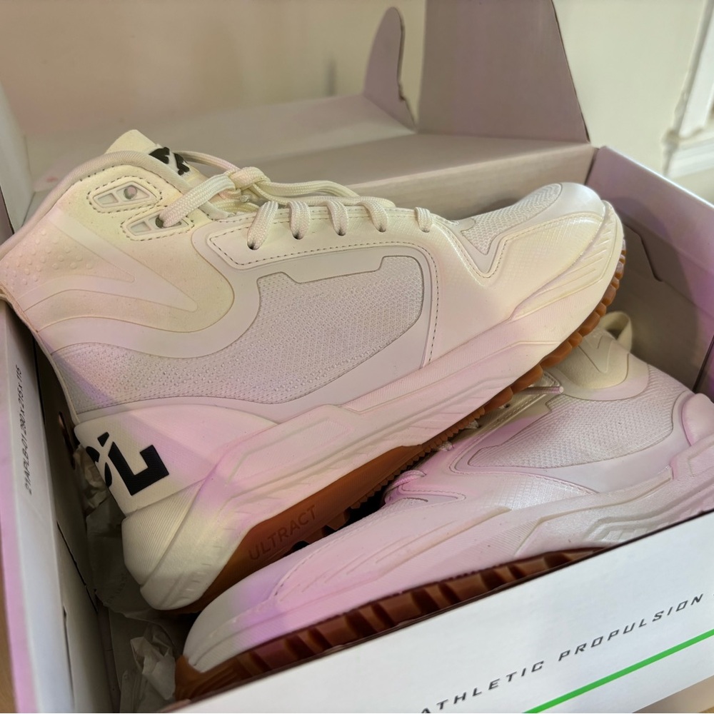 APL Women's Cream High-Top Athletic Shoes